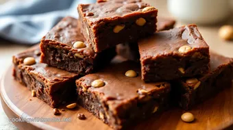 Chill Peanut Butter Brownies Delightful Treat