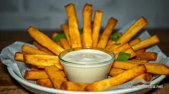 Crispy Yucca Fries with Zesty Lime Dipping Sauce: A Flavorful Twist recipe card