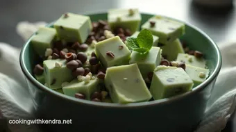 Minty Bliss: Easy Homemade Creme de Menthe Fudge Recipe recipe card