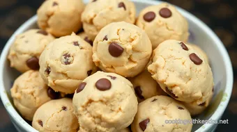 No-Bake Gluten-Free Cookie Dough Delights recipe card