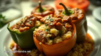 My Family's Favourite Stuffed Calabrese Peppers with Sausage & Ricotta recipe card