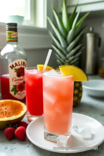 A Taste of the Tropics: Malibu Bay Breeze Cocktail steps