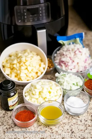 Crispy Air Fryer Hash Brown Patties ingredients