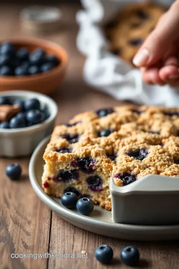 Delicious Blueberry Crumb Cakes steps