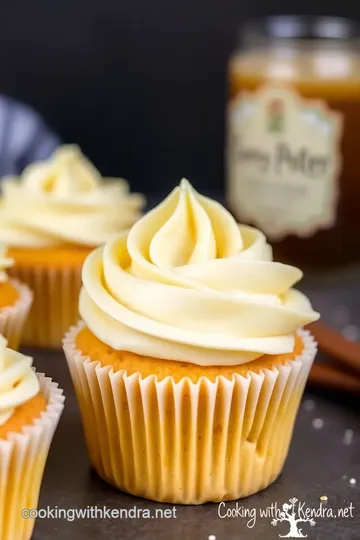 Harry Potter Butterbeer Cupcakes presentation