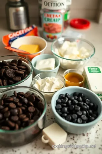 Chocolate Double Fudge Peanut Butter Cheesecake ingredients