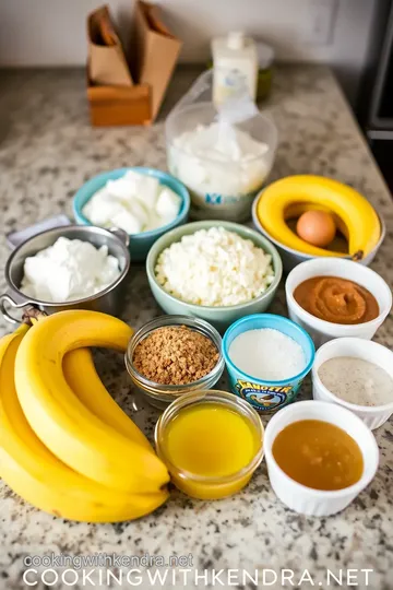 Cottage Cheese Banana Bread ingredients