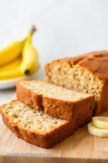 Cottage Cheese Banana Bread presentation