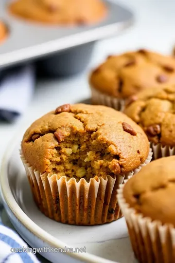 Courgette and Chocolate Muffins presentation