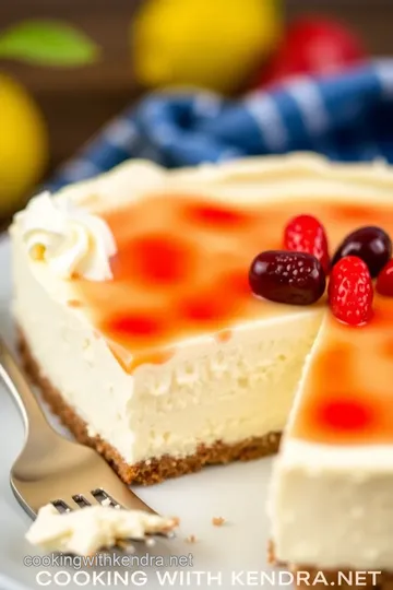 Decadent Baked Cheesecake Mix Recipe presentation