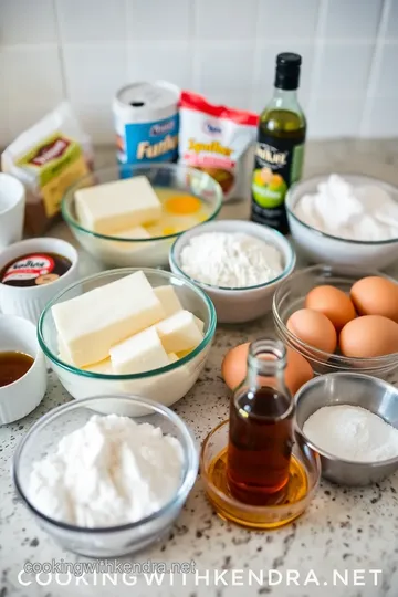 Loaf Pan Basque Cheesecake ingredients