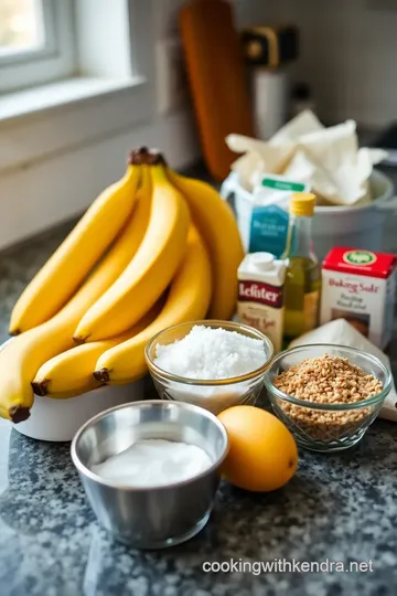 Moist Banana Bread (No Butter) ingredients