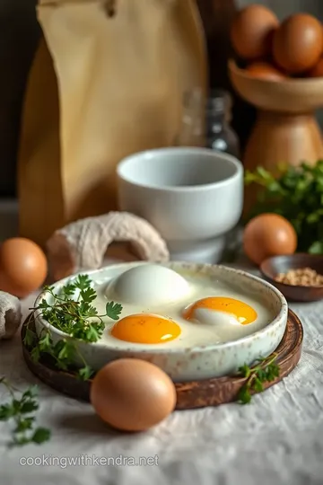 Oeufs en Cocotte: Creamy Baked Eggs Delight ingredients