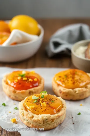 Sassy Southwestern English Muffin Bites presentation