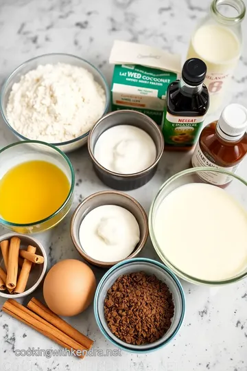 Healthy Cinnamon Rolls ingredients