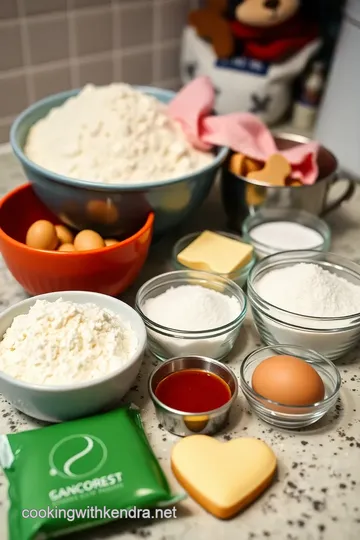 Heart-Shaped Sugar Cookies ingredients