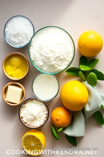 Classic Lemon Cake ingredients