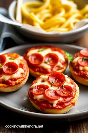 Mini Heggies Pepperoni Pizza presentation