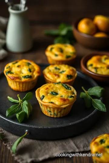 Mini Me Quiche Muffins presentation