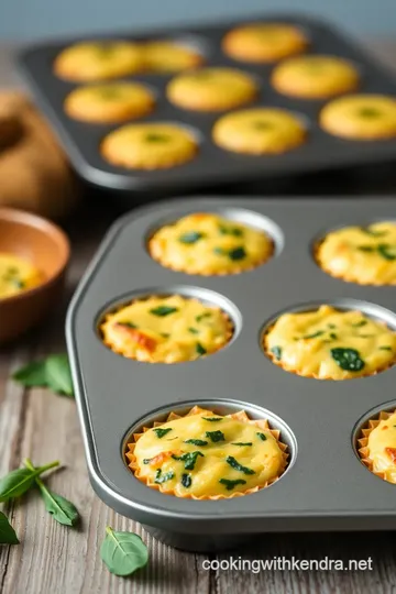 Mini Me Quiche Muffins steps