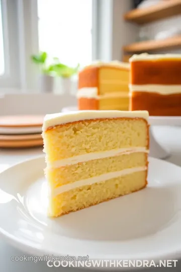 Elegant Vanilla Layer Cake for a Gold Cake Stand steps