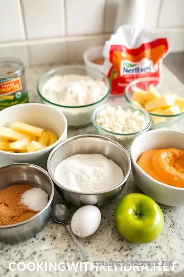 Homemade Apple Donuts ingredients