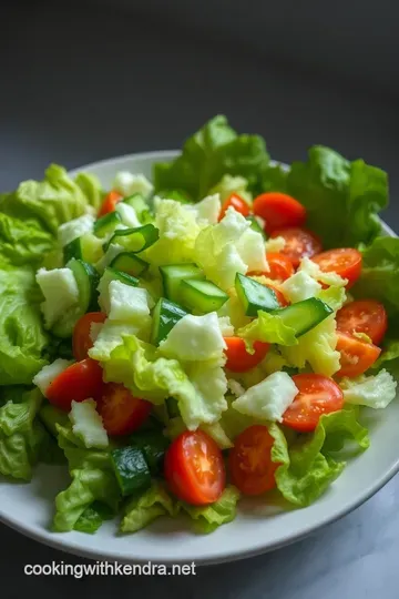 Bibb Lettuce Salad with Honey-Lemon Vinaigrette presentation