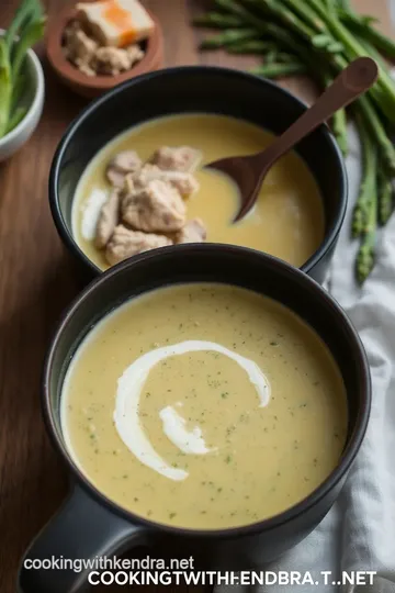 Blend Asparagus Soup à l Orange with Sandwich steps