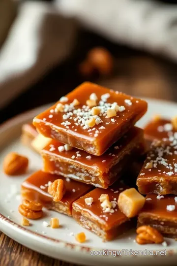 Bonfire Toffee Recipe presentation