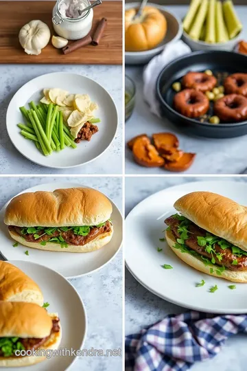 Broil Brat Sandwiches with Roasted Garlic steps