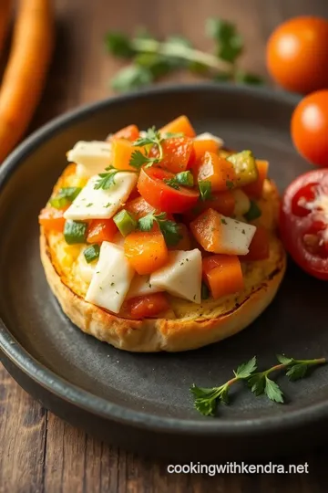 Roasted Vegetable & Artichoke Tapenade Melt ingredients