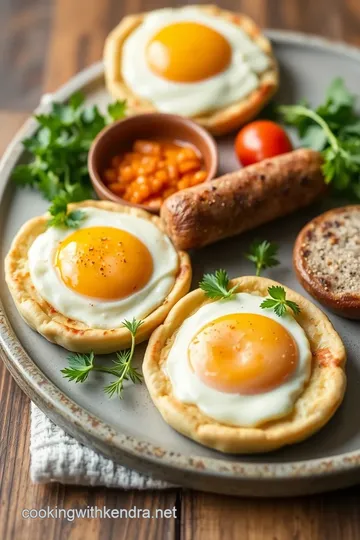 Herbed Egg & Sausage Pizzettes ingredients