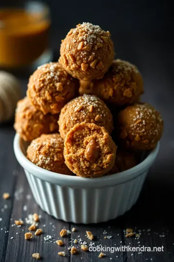 Butterscotch Schnapps Bliss Balls presentation
