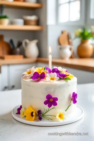 Floral Celebration Birthday Cake steps