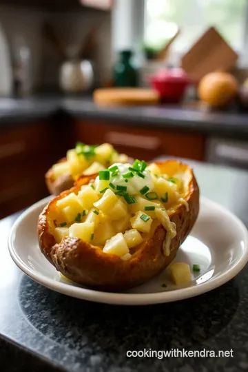 Cheesy Port Salut Baked Potatoes steps