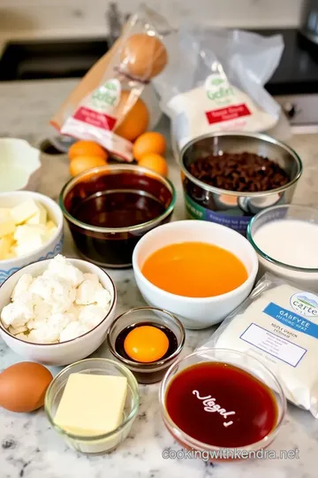 Chocolate Cream Cheese Pound Cake ingredients