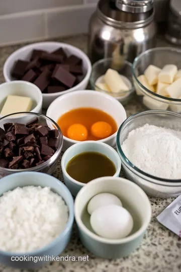 Chocolate Hummingbird Brownies ingredients