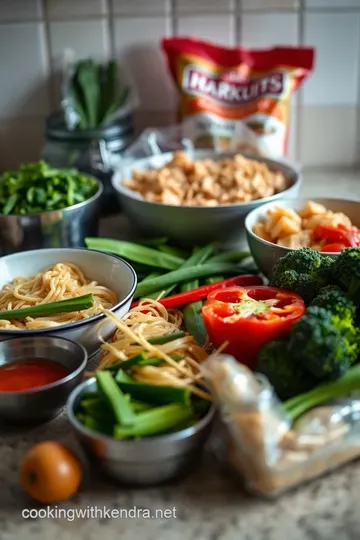 Classic Chicken Lo Mein: A Takeout Delight at Home ingredients