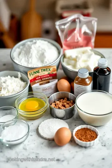 Classic Homemade Funnel Cake ingredients