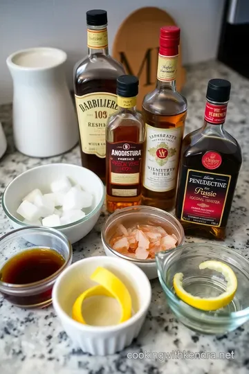 Classic Vieux Carré: A Sophisticated New Orleans Cocktail ingredients