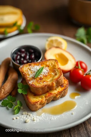 Savory French Toast with Espresso Martinis ingredients