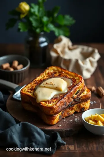 Savory French Toast with Espresso Martinis steps