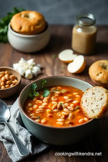 Tuscan Bean Soup with Tomato Muffins ingredients