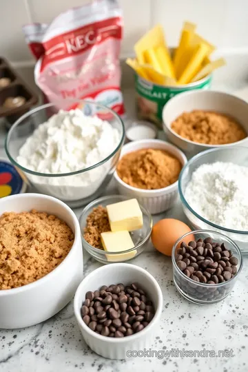 Cookie Cake Wedding Cake: The Ultimate Easy Chocolate Chip Delight! ingredients