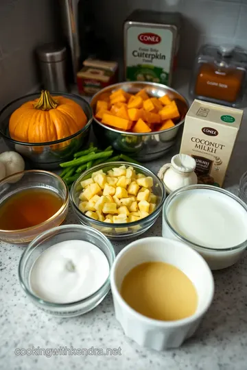 Cozy Cinderella Pumpkin Soup for a Magical Autumn Evening ingredients