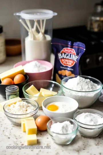 Cream Cake Madeleines ingredients