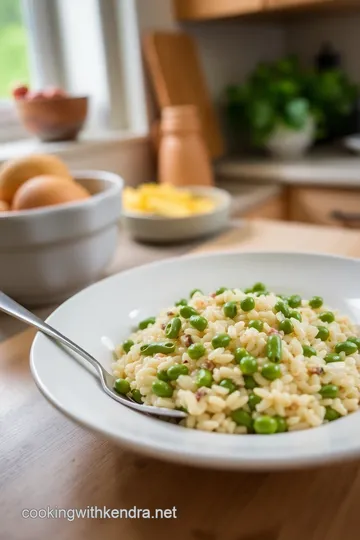 Creamy Broad Bean Risotto with Fresh Mint steps