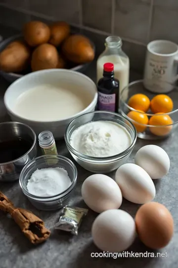 Creamy Potato Ice Cream: A Deliciously Unusual Treat ingredients