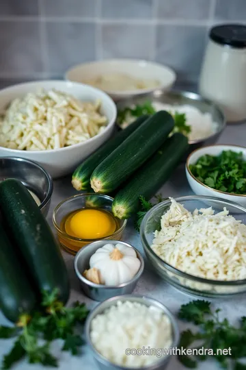 Crispy Chiftele de Dovlecei: Irresistible Romanian Zucchini Fritters ingredients