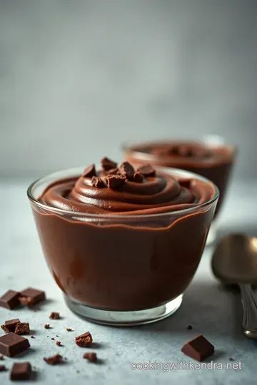 Decadent Chocolate Cups with Silky Ganache presentation
